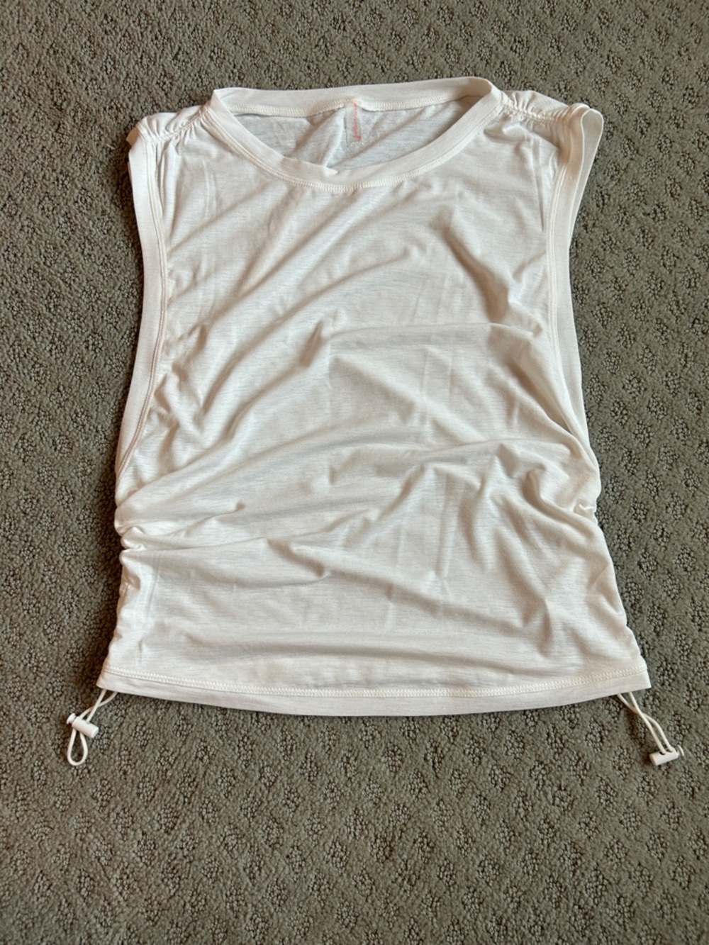 Free People movement white Drawstring Tank